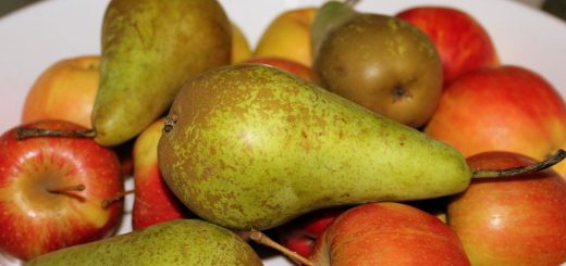 Jak vyčistit skvrny od ovoce (jablek, hrušek, broskví, švestek, světlých hroznů)?