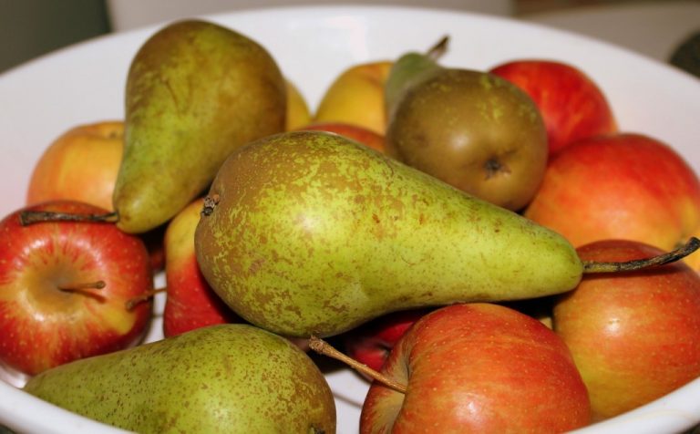 Jak vyčistit skvrny od ovoce (jablek, hrušek, broskví, švestek, světlých hroznů…)?