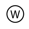 Chemické čištění symbol W